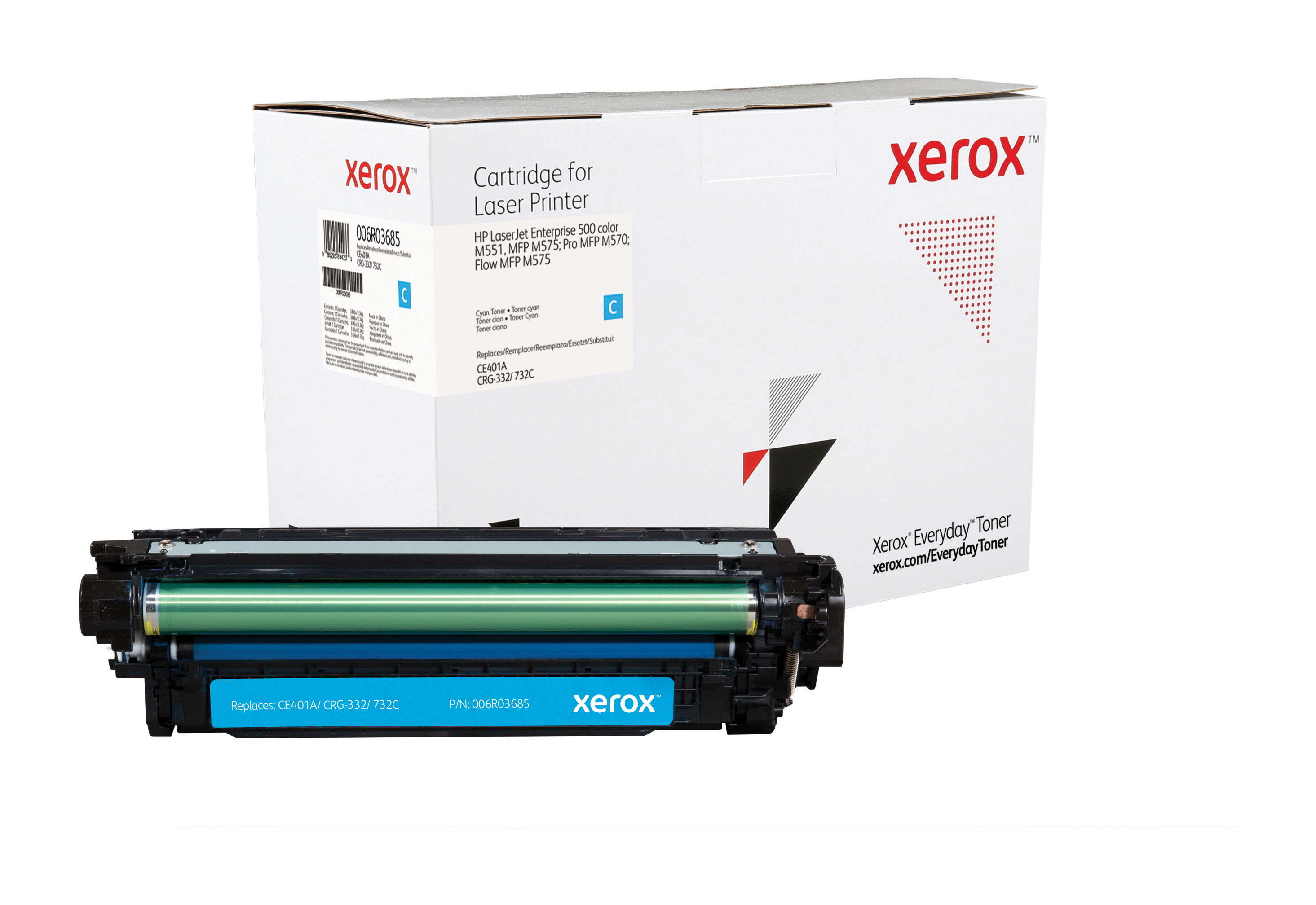 Image of Xerox 006R03685 Toner cartridge cyan, 6K pages (replaces HP...