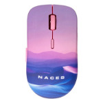 Naceb Technology Na-0138 ratón Ambidiestro RF inalámbrico 1600 DPI