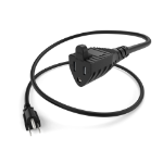 UNC PWCD-515P515R-15A-25F-BLK-OD power cable 300" (7.62 m) NEMA 5-15P NEMA 5-15R