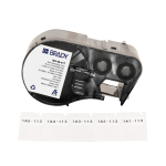 Brady M4-48-417 printer label Black, White Self-adhesive printer label