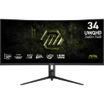 MSI MAG 342CQRF E20 computer monitor 86,4 cm (34") 3440 x 1440 Pixels UltraWide Quad HD LCD Zwart