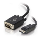 C2G 10ft DP / VGA 3 m DisplayPort VGA (D-Sub) Black