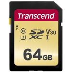 Transcend SD Card SDXC 500S 64GB