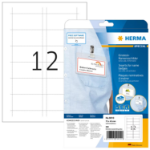 HERMA Inserts for name badges A4 75x40 mm white cardboard perforated non-adhesive 300 pcs.