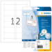 HERMA Inserts for name badges A4 75x40 mm white cardboard perforated non-adhesive 300 pcs.