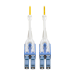 Tripp Lite N370-02M-T InfiniBand/fibre optic cable 78.7" (2 m) 2x LC OFNR Yellow