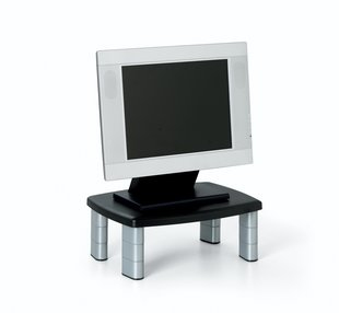 Image of 3M MS80B Black, Silver Flat panel Multimedia stand