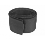 DeLOCK Woven Sleeve with Hook-and-Loop Fastener heat-resistant 5 m x 30 mm black