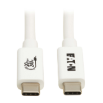 Tripp Lite U521-1P0M-WH20G USB cable 2 m USB C 20 Gbit/s 240 W White