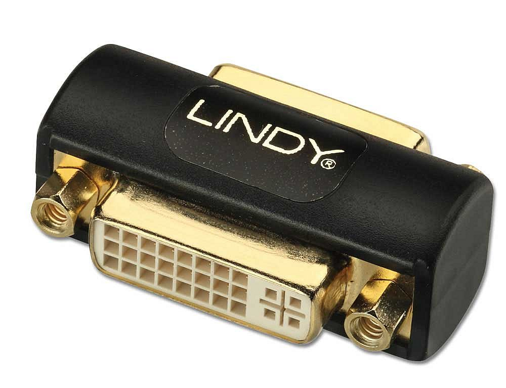 Image of Lindy DVI-I DD double female adapter