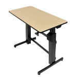 Ergotron WorkFit-D, Sit-Stand Desk Sand