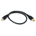 Monoprice USB 2.0, M/M, 0.4572m USB cable 18" (0.457 m) USB A USB B Black