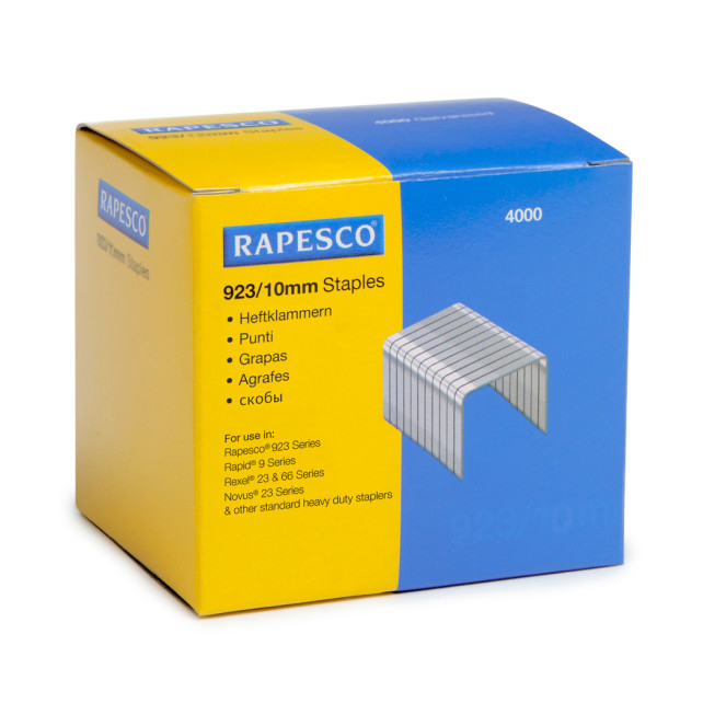 Image of Rapesco S92310Z3 staples Staples pack 4000 staples