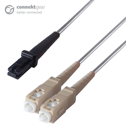 connektgear 1m Duplex Fibre Optic Multi-Mode Cable OM1 62.5/125 Micron