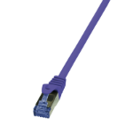LogiLink CQ301VS networking cable Violet 0.25 m Cat6a S/FTP (S-STP)