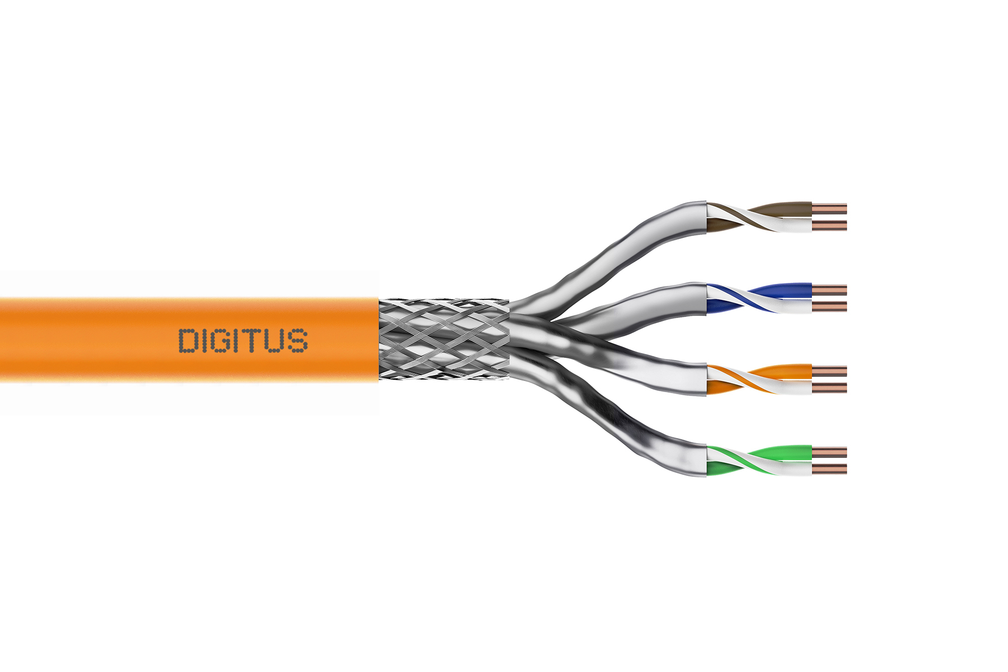 Digitus CAT 7 S/FTP data cable - installation cable. 500 m. simplex. D