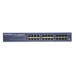 Netgear 24-port Gigabit Rack Mountable Network Switch Unmanaged Blue