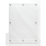 Deflecto A1 Wall Mounted Acrylic Poster Holder Literature Display Sign Holder Crystal Clear - AA1PH1