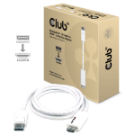 CLUB3D DisplayPortâ„¢ 1.2 to HDMIâ„¢ 2.0 Active Cable 4K60Hz 3Meter M/M