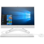 HP 22-c0053na Intel® Celeron® J4005 54.6 cm (21.5") 1920 x 1080 pixels All-in-One PC 4 GB DDR4-SDRAM 128 GB SSD Windows 10 Home Wi-Fi 5 (802.11ac) White