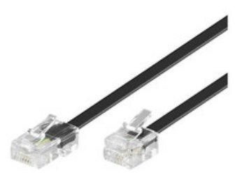 Microconnect Men's Black Mpk456s Telephone Cable 6 M