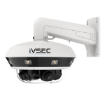 ivsec DOME IP CAMERAS, 32MP, USING 4-DIRECTIONAL 8MP MULTISENSOR, 25FPS, IP66, IRNC542ADX