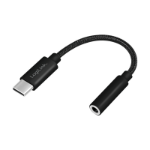 LogiLink USB Type-C cable to 3.5 mm audio jack adapter, 13 cm