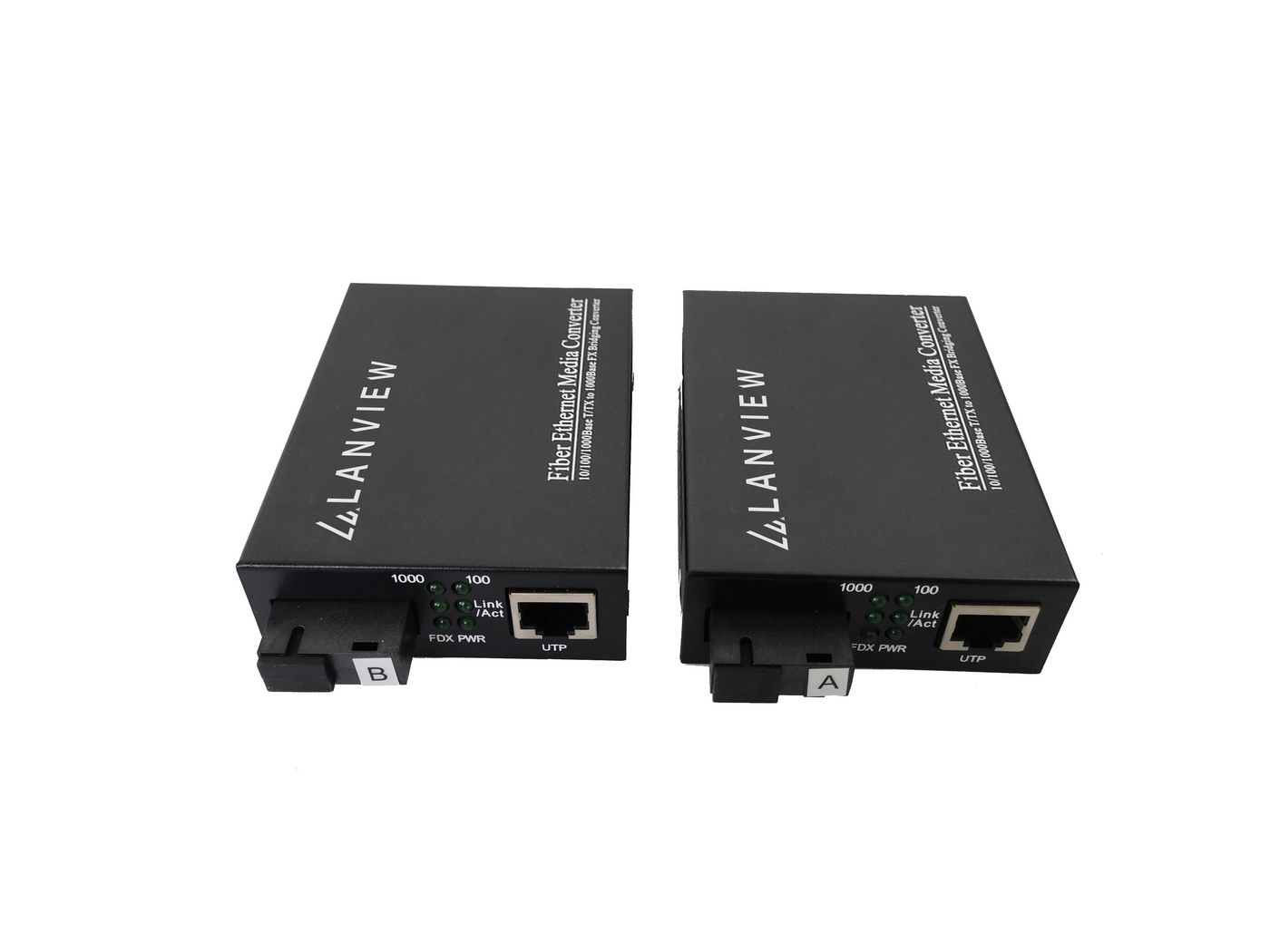 Lanview LVN-MED-SC-1000BASE-X-2 network media converter Single-mode