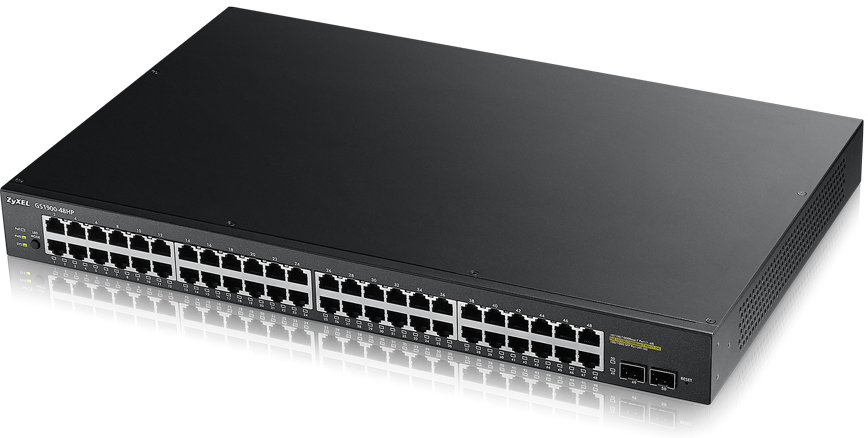 GS190048HPV2-GB0101F ZYXEL GS1900-48HPv2 - 48 Ports Manageable Ethernet Switch