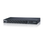 ATEN PE7108G power distribution unit (PDU) 8 AC outlet(s) 1U Black