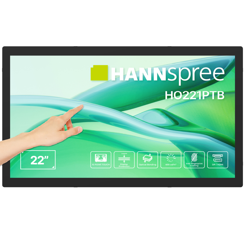 EU Product - 54.5cm (21,45") HO221PTB 16:9 M-TOUCH VGA+HDMI+USB