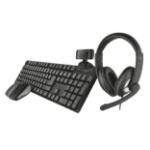 Trust Qoby keyboard Mouse included Office RF Wireless QWERTY Nordic Black