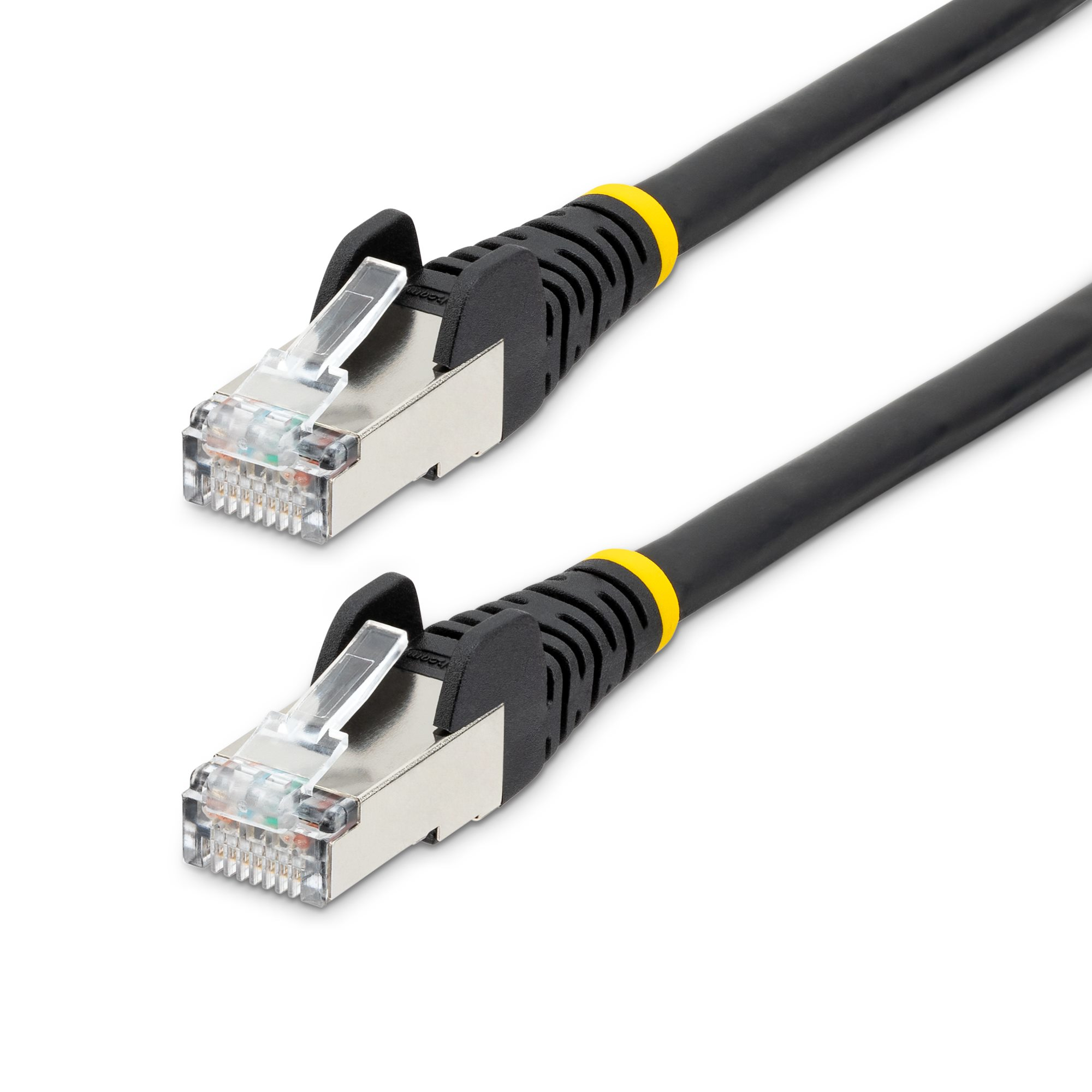 Image of StarTech.com 10m CAT6a Ethernet Cable - Black - Low Smoke Zero...