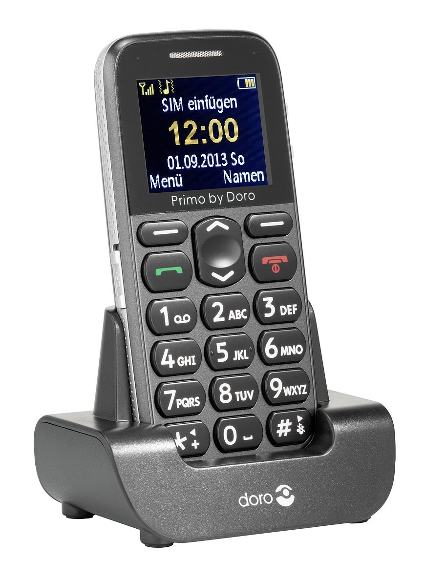 Image of Doro Primo 215 4.32 cm (1.7") 83 g Grey Entry-level phone