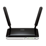 D-Link DWR-921/E wireless router Fast Ethernet Single-band (2.4 GHz) 3G 4G Black, White