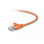 Belkin Cat5e, 30ft, 1 x RJ-45, 1 x RJ-45, Orange networking cable 358.3" (9.1 m)