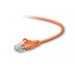 Belkin Cat5e, 30ft, 1 x RJ-45, 1 x RJ-45, Orange networking cable 358.3" (9.1 m)