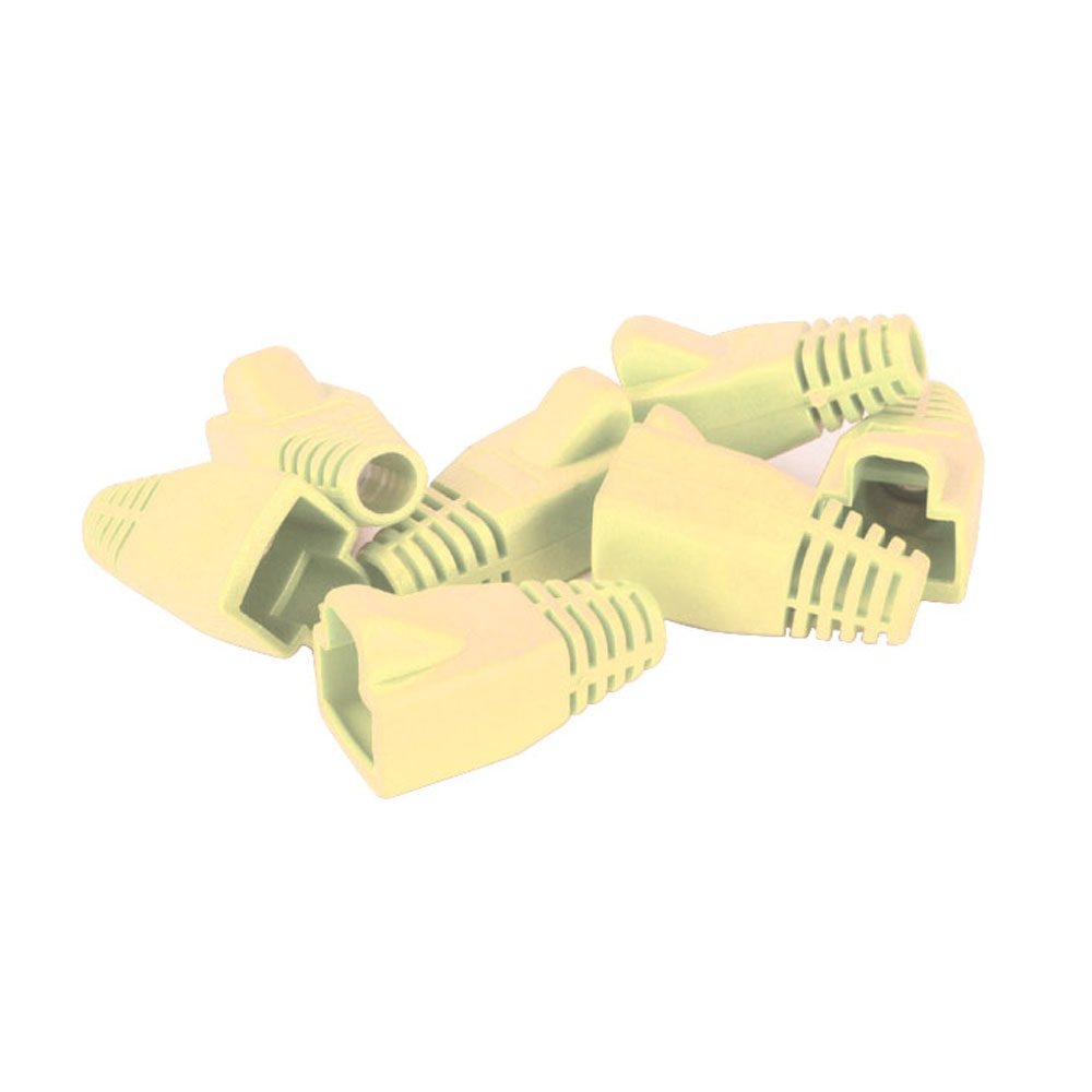 Videk Beige RJ45 Modular Strain Relief Boot - Pack 10