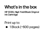 HP T6N04AE/303XL Printhead cartridge black high-capacity, 600 pages ISO/IEC 24711 12ml for HP Envy Photo 6230