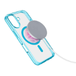 Cellularline Iconic Mag - iPhone 16 Transparent case with colored edges compatible with Magsafe ecosystem