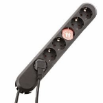 Bachmann Smart power extension 5 m 6 AC outlet(s) Black