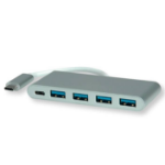 ROLINE 14.02.5061 interface hub USB Type-C 5000 Mbit/s Silver