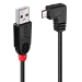 Lindy USB2.0 A/Micro-B 90 Degree 1m