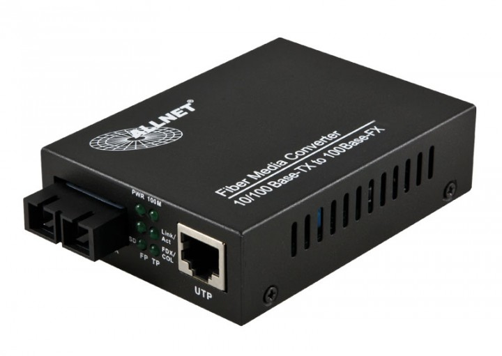 Image of ALLNET ALL-MC102-SC-MM network media converter 100 Mbit/s...