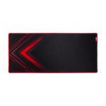 MARVO G48 Gaming Mouse Pad, X-Large 900x400x3mm, Soft Microfiber Surface for speed and control with Non-Slip Rubber Base and Stitched Edges, Black and Red