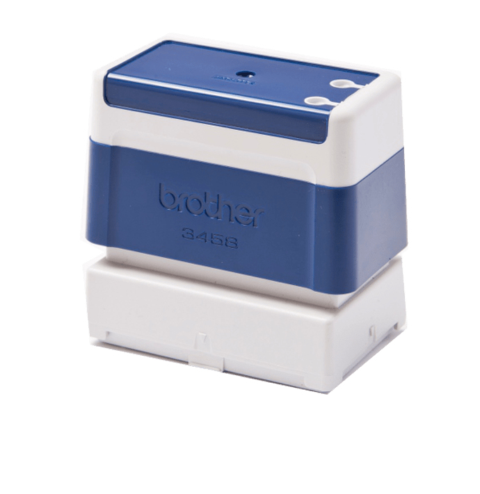 Brother PR-3458E6P Stamp blue 34 x 58 mm Pack=6 for Brother SC 2000