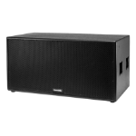 Biamp Community V2-215SB Black Active subwoofer 400 W