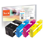 Peach PI300-864 inktcartridge 4 stuk(s) Compatibel Hoog (XL) rendement Zwart, Cyaan, Magenta, Geel