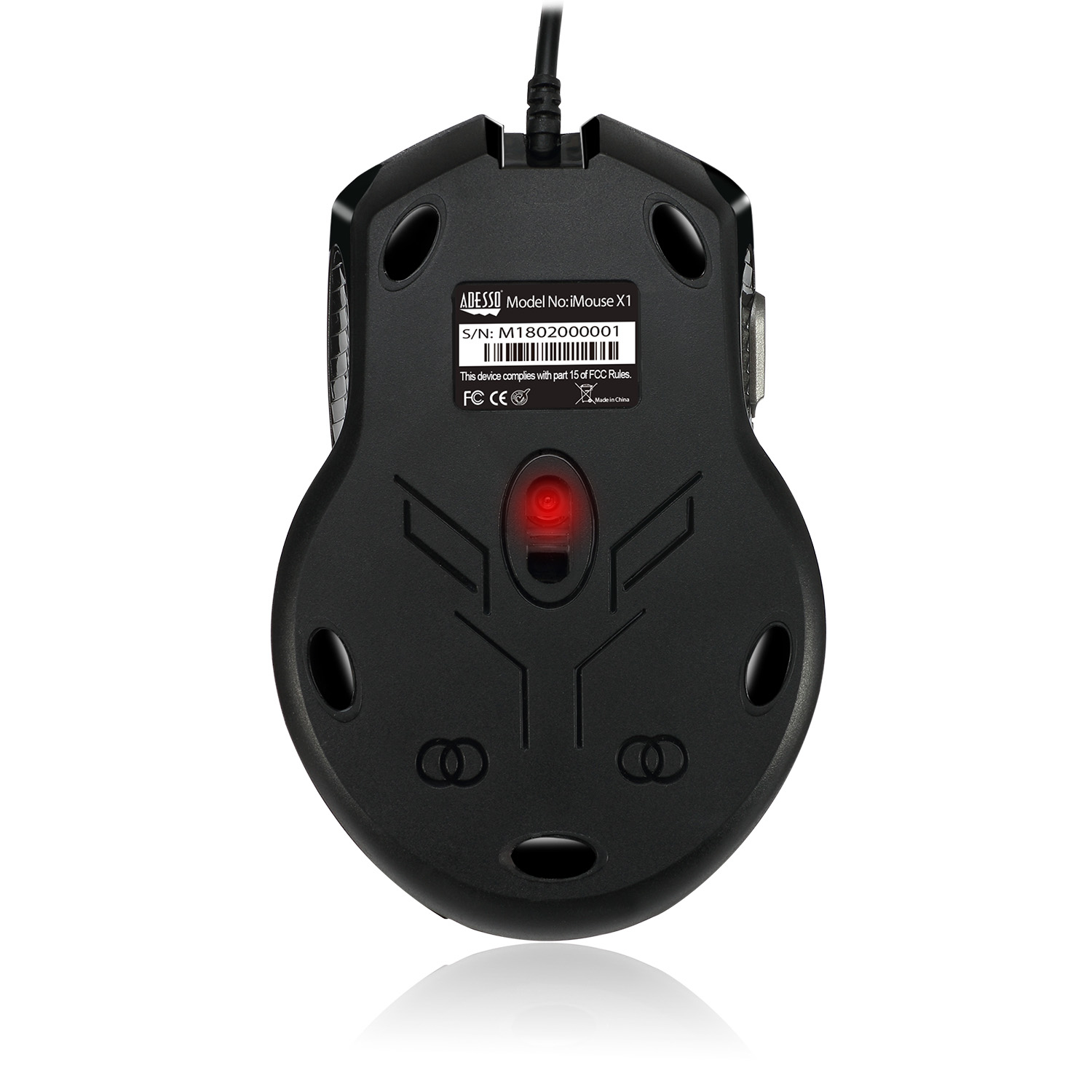 Adesso Multi-Color 6-Button Gaming Mouse