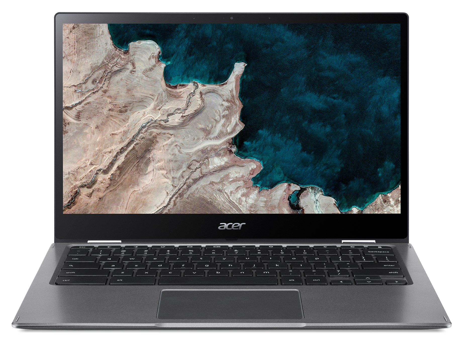 Acer Chromebook R841T-S3PW 7c Hybrid (2-in-1) 33.8 cm (13.3") Touchscreen Full HD Qualcomm Snapdragon 4 GB LPDDR4x-SDRAM 64 GB Flash Wi-Fi 5 (802.11ac) ChromeOS Grey